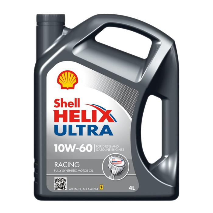 Моторное масло SHELL 10W-60 Helix Ultra Racing (SM/CF) A3/B3/B4 4л