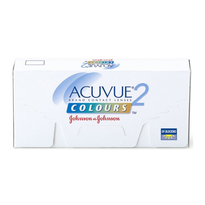 Цветные контактные линзы Acuvue 2 Colors - Green, 0.00/8,7, в наборе 6шт