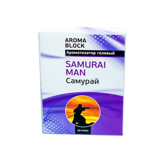 Ароматизатор под сиденье AROMA BLOCK - SAMURAI MAN