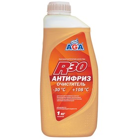 Антифриз-очиститель AGA R30 -45С универсальный готовый, цвет нейтральный 1л 2590756