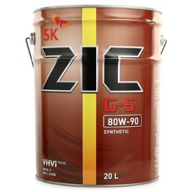 Масло трансмиссионное ZIC 80W-90 GL-5, 20 л 2599138