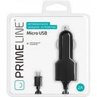 Авто З/У Prime Line (2209) micro USB 2100 mA, черный витой кабель Авто З/У Prime Line (2209) micro USB 2100 mA, черный витой кабель