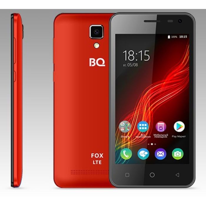 Смартфон BQ S-4500L Fox LTE Red