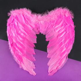 Крылья ангела, на резинке, цвет розовый