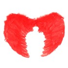 Angel wings, color red