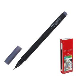 Ручка капиллярная Faber-Castell GRIP линер 0.4 мм теплый серый