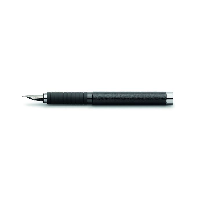 Ручка перьевая подарочная Faber-Castell Basic Black, B, натуральная кожа, под/к 148833