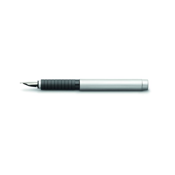 Ручка перьевая подарочная Faber-Castell Basic Metal, M, мат.хромир.мет, под/кор 148520