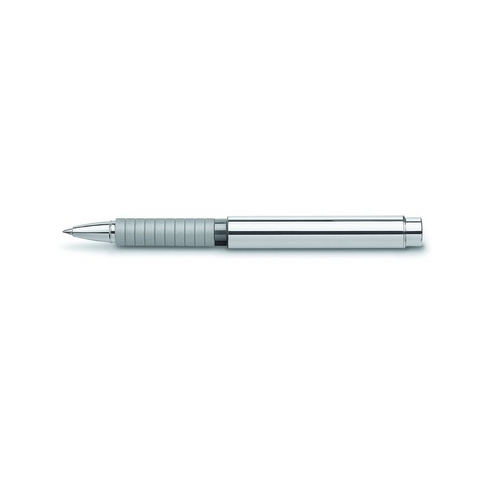 Ручка подарочная роллер Faber-Castell Basic Metal полир.хром.мет, черный, под/кор 148461