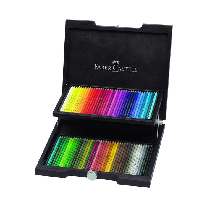 Карандаши художественные цветные Faber-Castell Polychromos® 72цв, деревян/пенал 110072