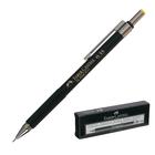 Карандаш механический профессиональный 0.35 мм Faber-Castell TK®-FINE 9713 с ластиком 2689087 - фото 6903293