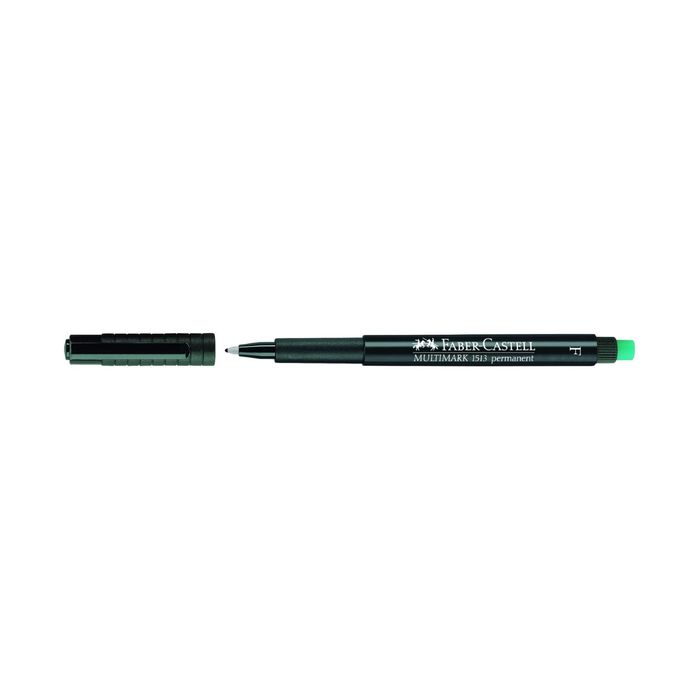 Mаркер для CD 0.6 мм Faber-Castell Multimark перманентный чёрный