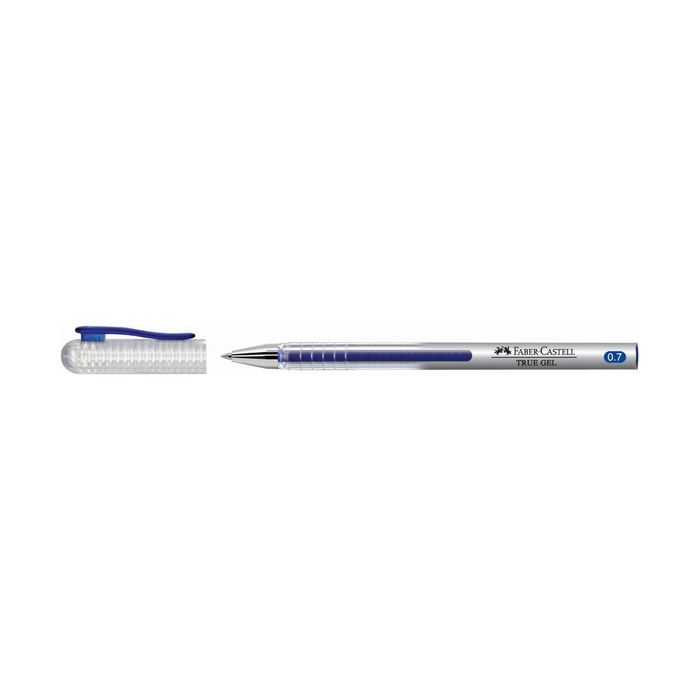 Ручка-роллер Faber-Castell True Gel 0.7мм водо- и светостойкие чернила синий 243851