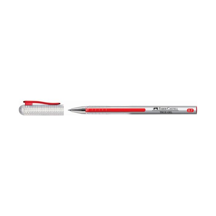 Ручка-роллер Faber-Castell True Gel 0.7мм водо- и светостойкие чернила красный 243821