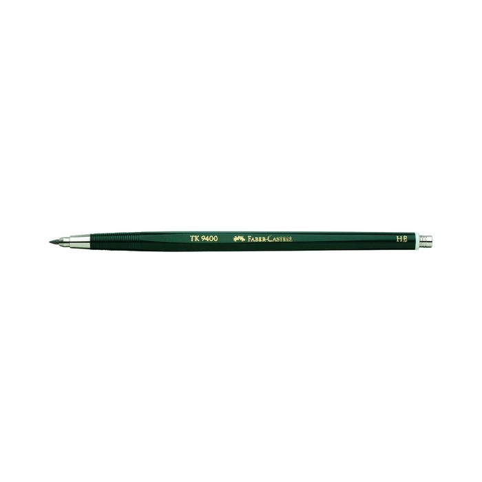 Карандаш цанговый 2.0 мм Faber-Castell TK® 9400 HB зеленый 139400