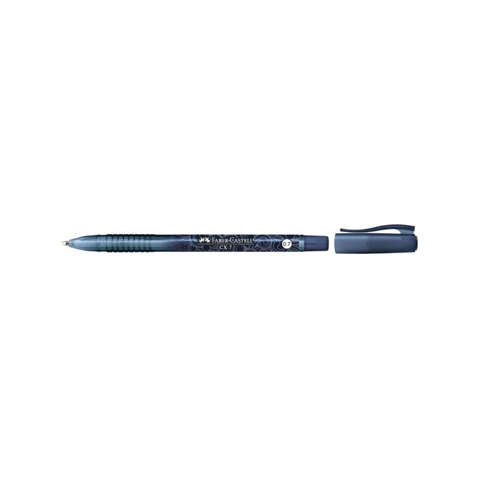 Ручка-роллер Faber-Castell СX7 0.7мм перманентные чернила черные 256899