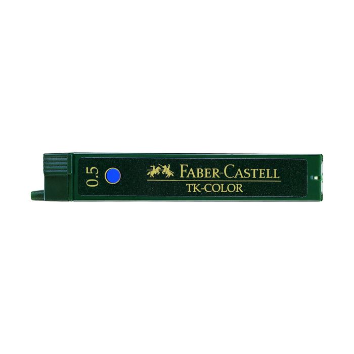 Грифели для механических карандашей 0.5 мм Faber-Castell TK® COLOR синий 12 штук 128544