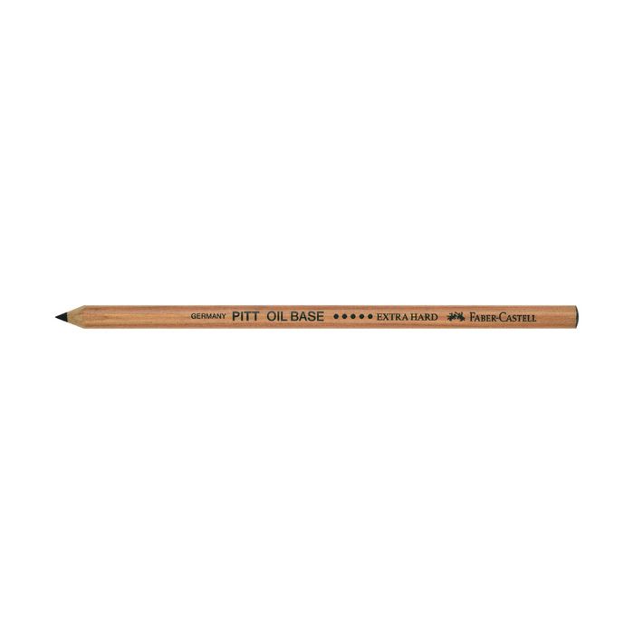 Мелок худ в карандаше Faber-Castell PITT® Monochrome Oil Base Extra Hard черный  112605