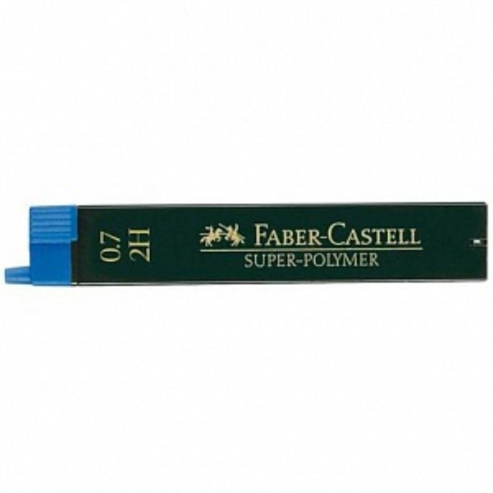 Грифели для механических карандашей 0.7 мм Faber-Castell TK® SUPERPOLYMER 2H 12 штук 120712