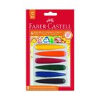 Карандаши восковые 6 цветов Faber-Castell, блистер - фото 6580617