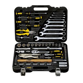 Набор инструментов BERGER BG078-1214, универсальный, 1/4", 1/2", 78 предметов, кейс 2604807