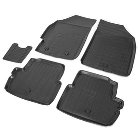 Коврики салона RIVAL, Chevrolet Spark 2009-н.в., Ravon R2 2016-2020, 11006001 2607281