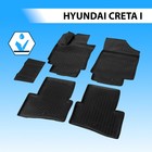 Коврики салона RIVAL, Hyundai Creta 2016-2021, 12310001 2607324 - фото 60563