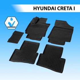 Коврики салона RIVAL, Hyundai Creta 2016-2021, 12310001 2607324
