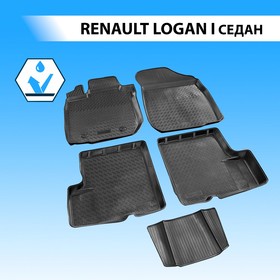 Коврики салона RIVAL, Renault Logan 2004-2015, 14702004 2607384