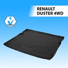Коврик багажника Rival для Renault Duster 5-дв. (4WD) 2010-2015 2015-н.в., полиуретан, 14701006 2607481 - фото 60620