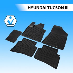 Коврики салона литьевые RIVAL, Hyundai Tucson 2015-2020, 62309001