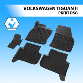 Коврики салона литьевые RIVAL, Volkswagen Tiguan 2016-н.в., 65805002