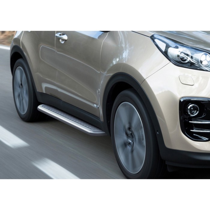 Пороги с листом Hyundai Tucson, d57, 2 шт. R.2308.005