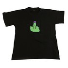 Футболка световая FUCK M Футболка световая FUCK M