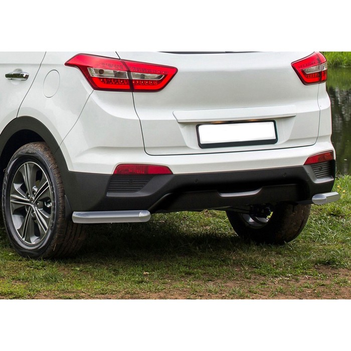 Защита заднего бампера Hyundai Creta, d57 уголки