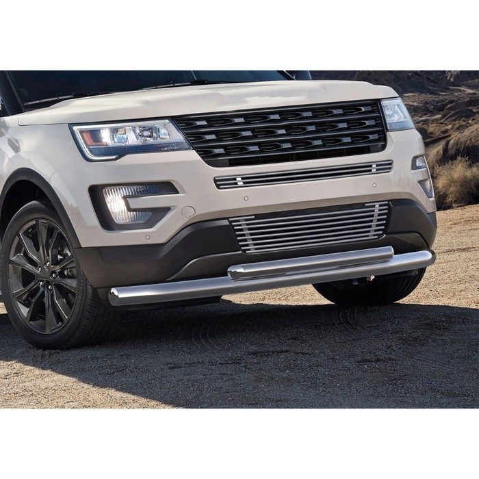 Защита переднего бампера Ford Explorer 2015-, d76+d57