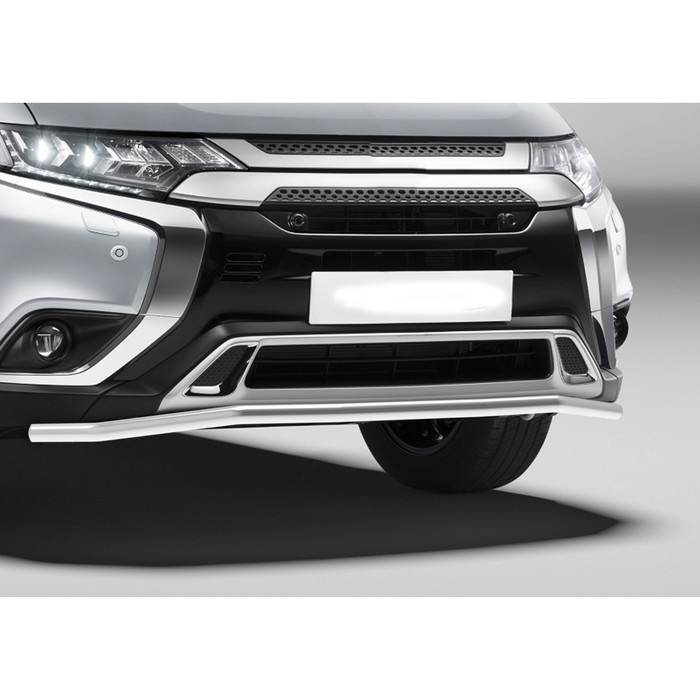 Защита переднего бампера Mitsubishi Outlander 2015-, d42 волна длинная