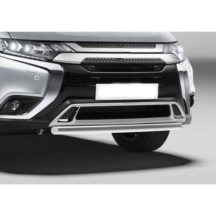 Защита переднего бампера Mitsubishi Outlander 2015-, d57 короткая