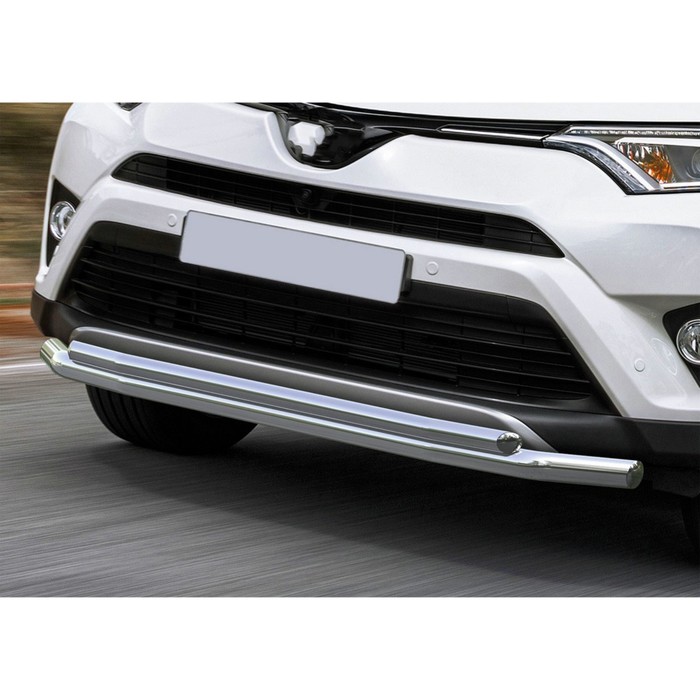 Защита переднего бампера Toyota Rav 4, d57+d42