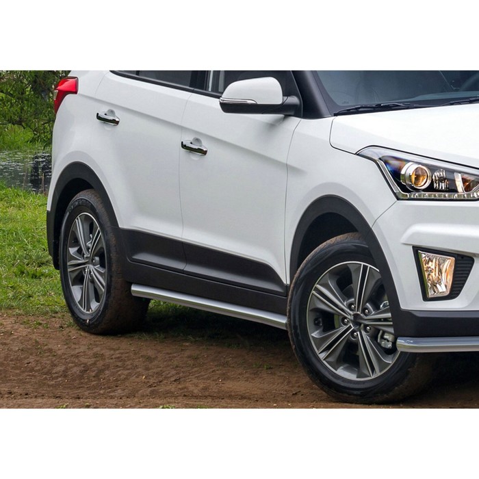 Защита порогов Hyundai Creta, d57