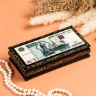 Шкатулка - купюрница «1000 рублей», 8,5х17 см, лаковая миниатюра - фото 39588