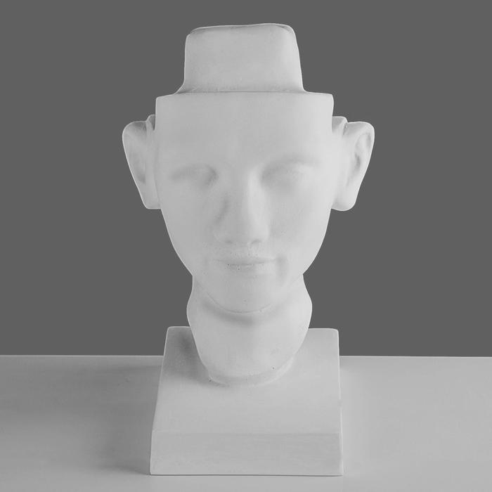 Гипсовая фигура Голова Нефертити (стилизованная) «Мастерская Экорше», 17 х 17 х 30 см