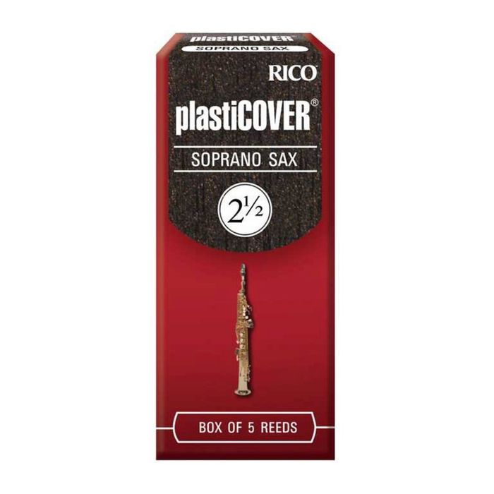 Трости Rico RRP05SSX250 Plasticover  для саксофона сопрано, размер 2.5, 5шт