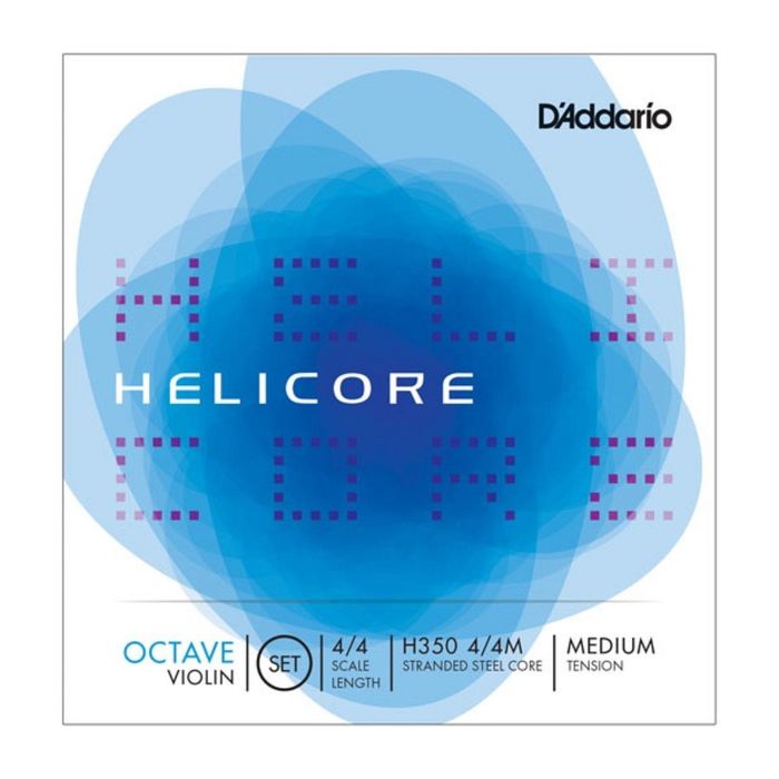 Струны для скрипки D'Addario H350-4/4M Helicore Octave размером 4/4, среднее натяжение