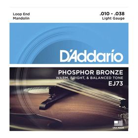 Струны для мандолины D'Addario EJ73  фосф.бронза, Light, 10-38 2503653