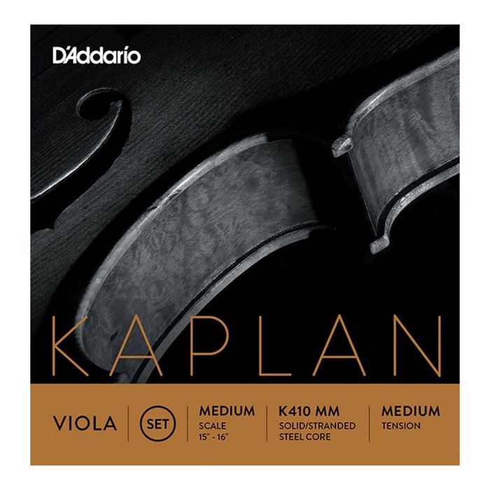 Струны для альта D'Addario K410-MM Kaplan Forza среднее натяжение, Medium Scale