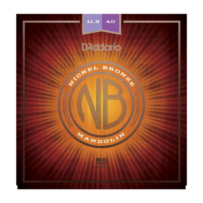 Струны для мандолины D'Addario NBM11540 Nickel Bronze  фосф/бронза, Custom Medium, 11.5-40