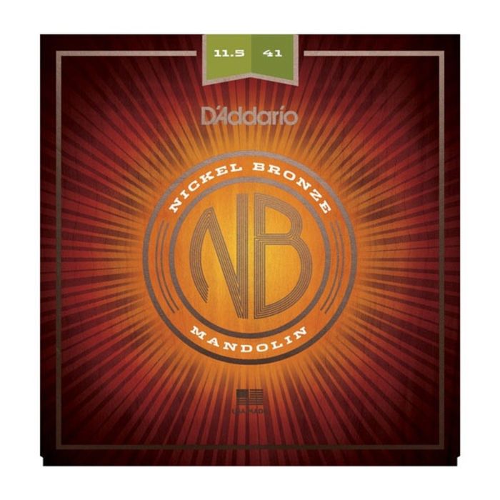 Струны для мандолины D'Addario NBM11541 Nickel Bronze  фосф/бронза, Medium-Heavy, 11.5-41