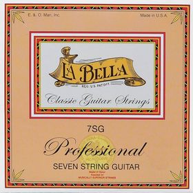 Комплект профессиональных струн для классической 7-струнной гитары La Bella 7SG