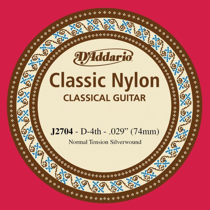 Отдельная 4-ая струна D'Addario J2704 Classical  для классической гитары, нейлон